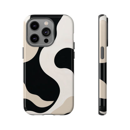 Chic Neutral Tone Marble Phone Case