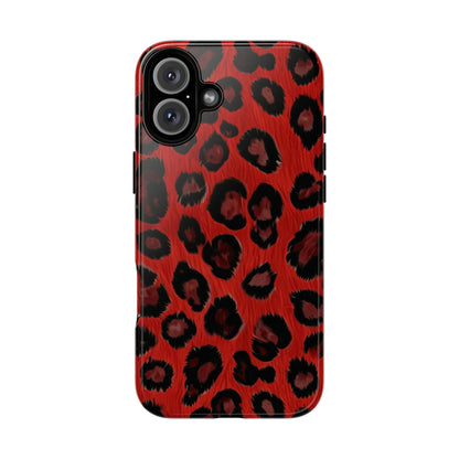 Red Leopard Tough Case