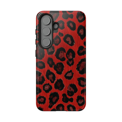 Red Leopard Tough Case