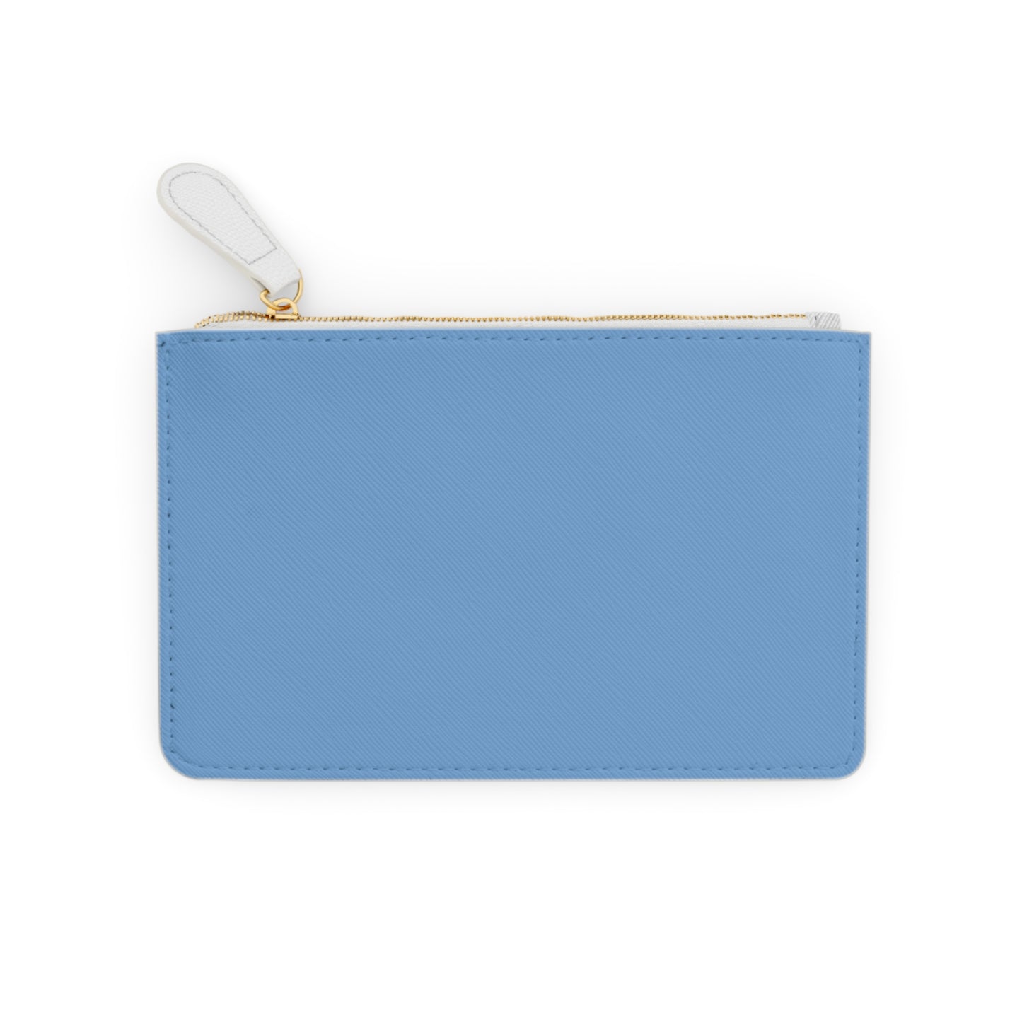Iridescent Faux Leather Mini Clutch Bag