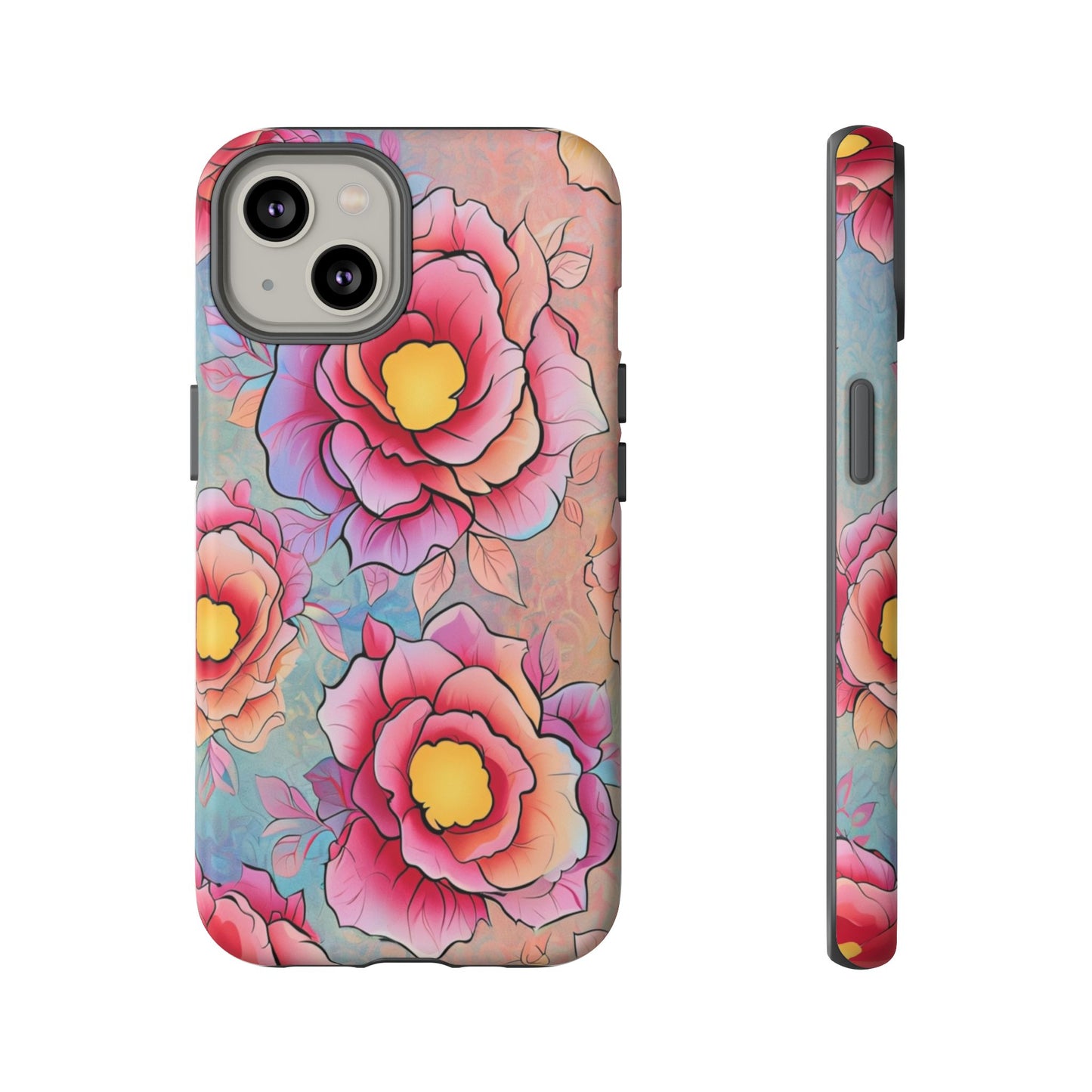 Pastel Floral Matte Phone Case