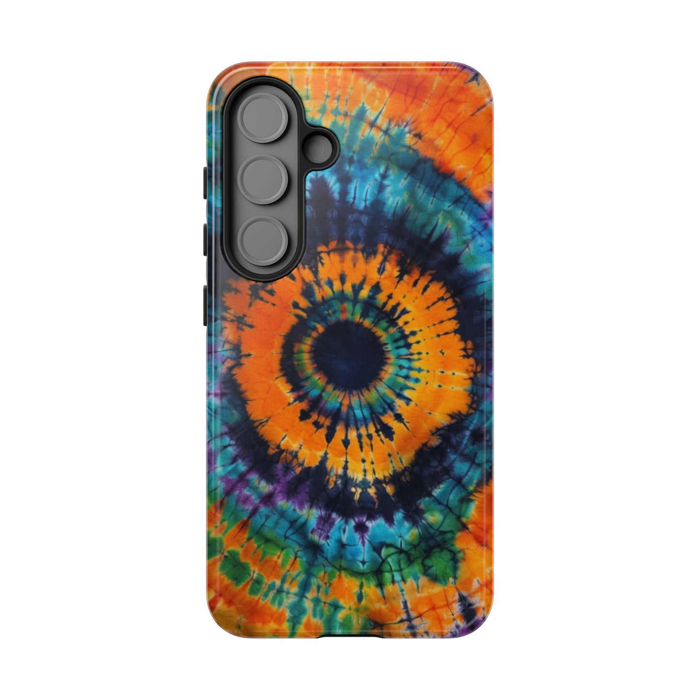 Bursting Orange Tie-Dye Phone Case