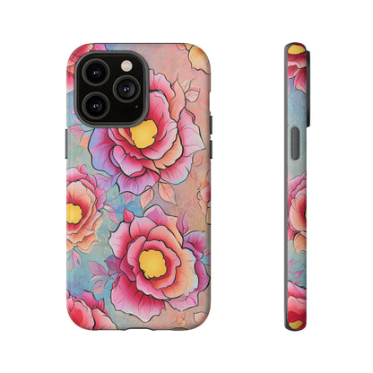 Pastel Floral Matte Phone Case