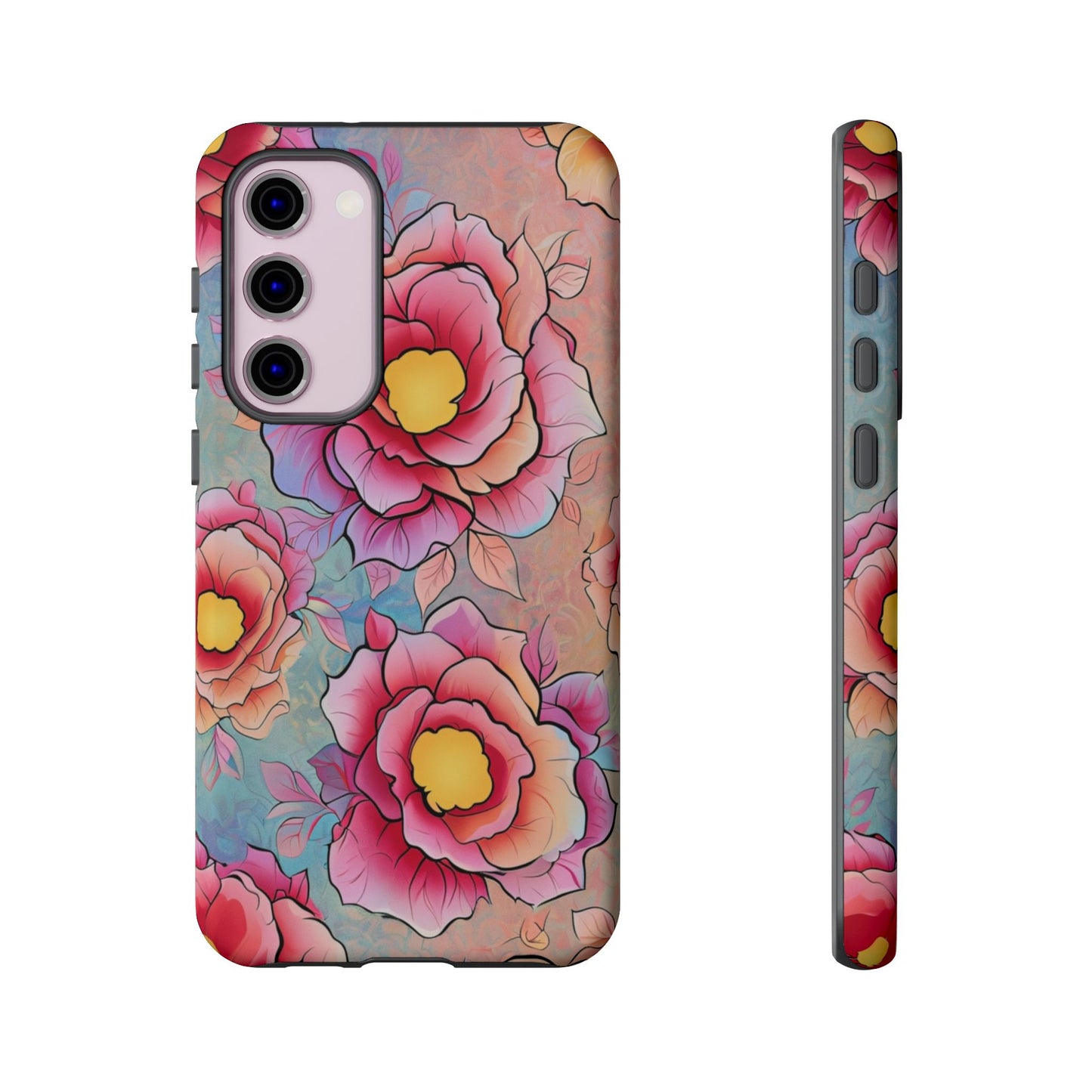 Pastel Floral Matte Phone Case