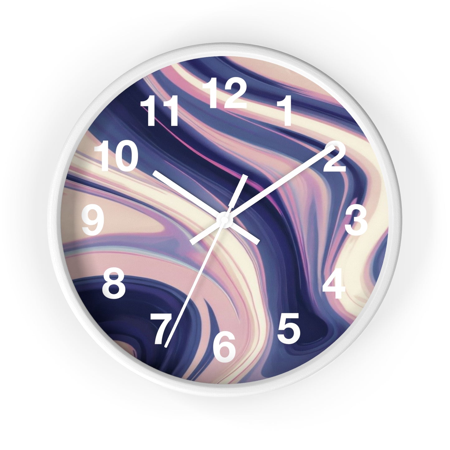 Purple Haze Modern Wall Clock