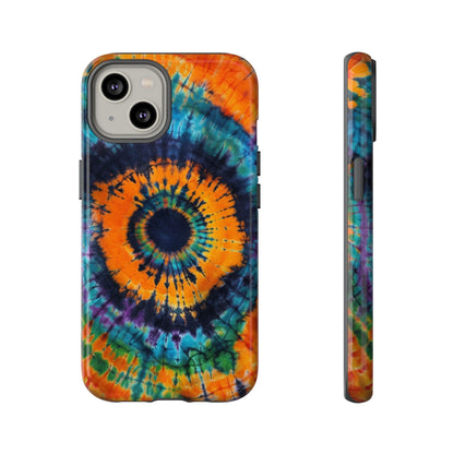 Bursting Orange Tie-Dye Phone Case