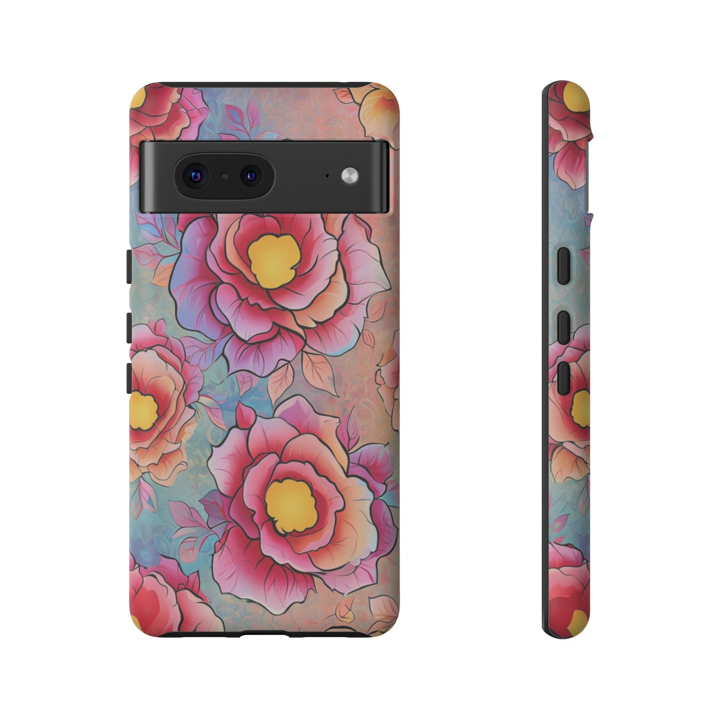 Pastel Floral Matte Phone Case