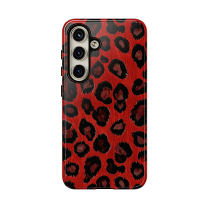 Red Leopard Tough Case