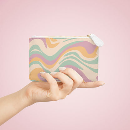 Calm Cool Faux Leather Mini Clutch Bag