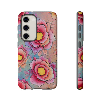 Pastel Floral Matte Phone Case