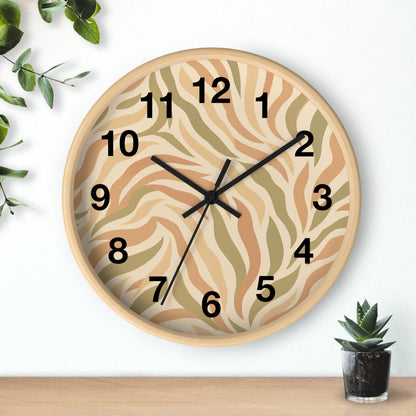 Bohemian Swirl Clock