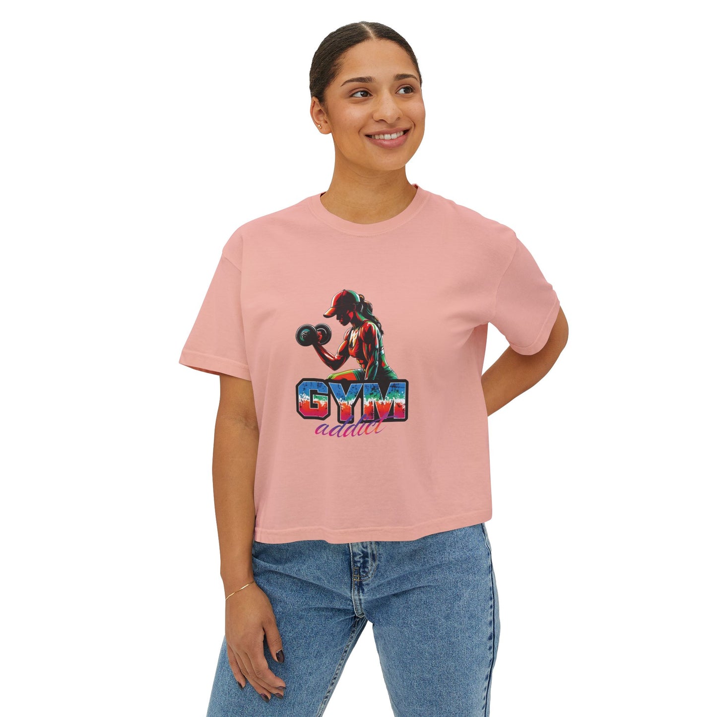 Gym Addict Boxy Tee