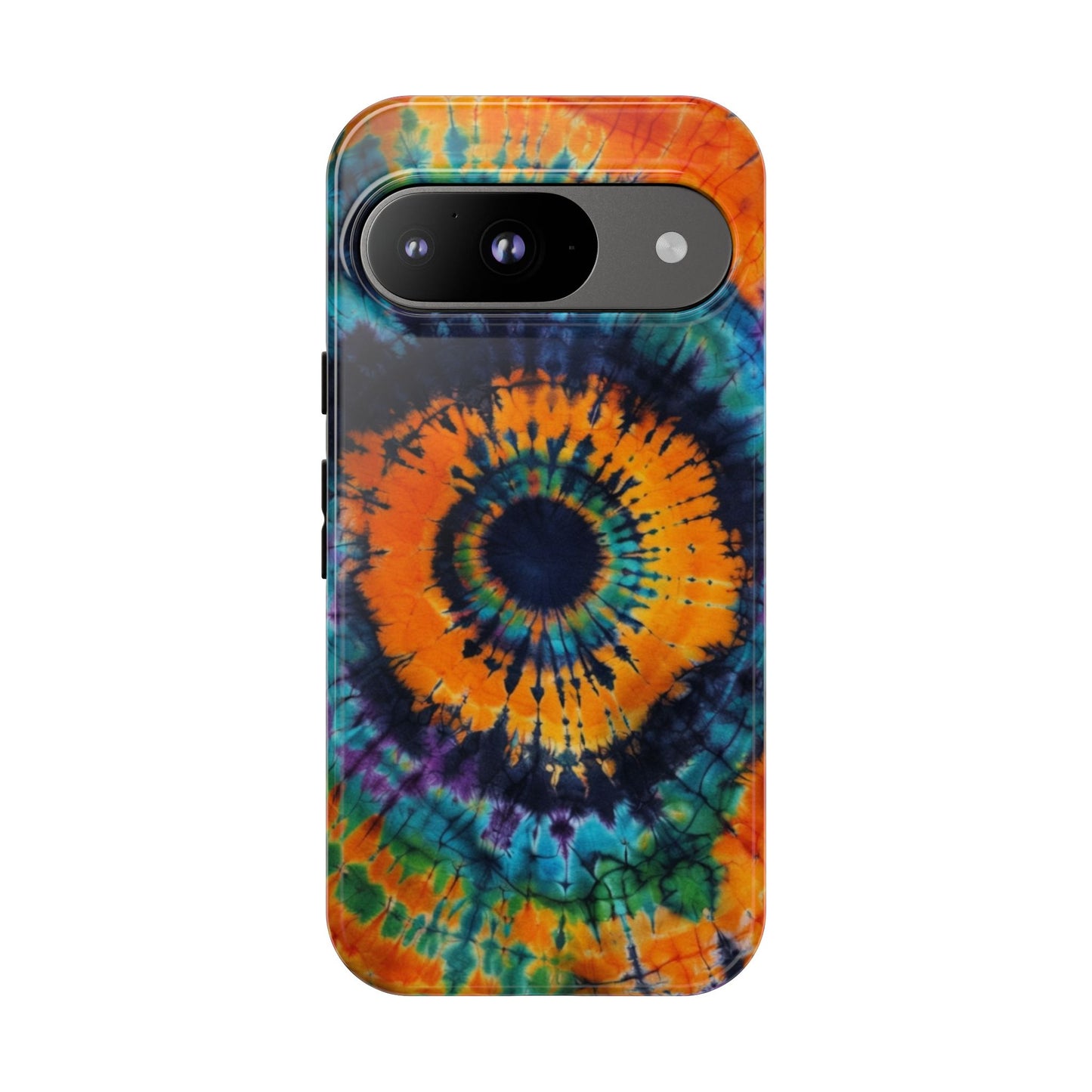 Bursting Orange Tie-Dye Phone Case