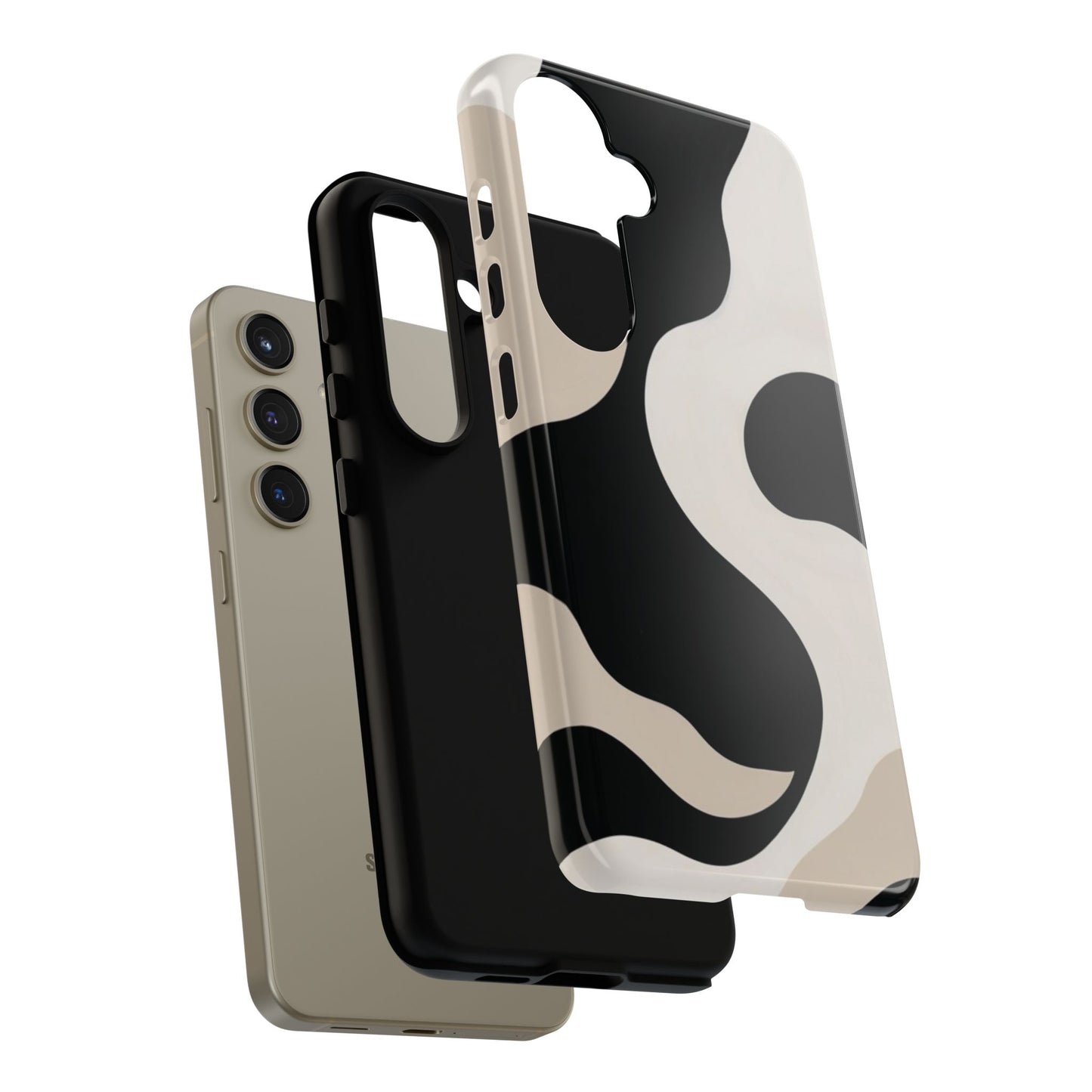 Chic Neutral Tone Marble Phone Case