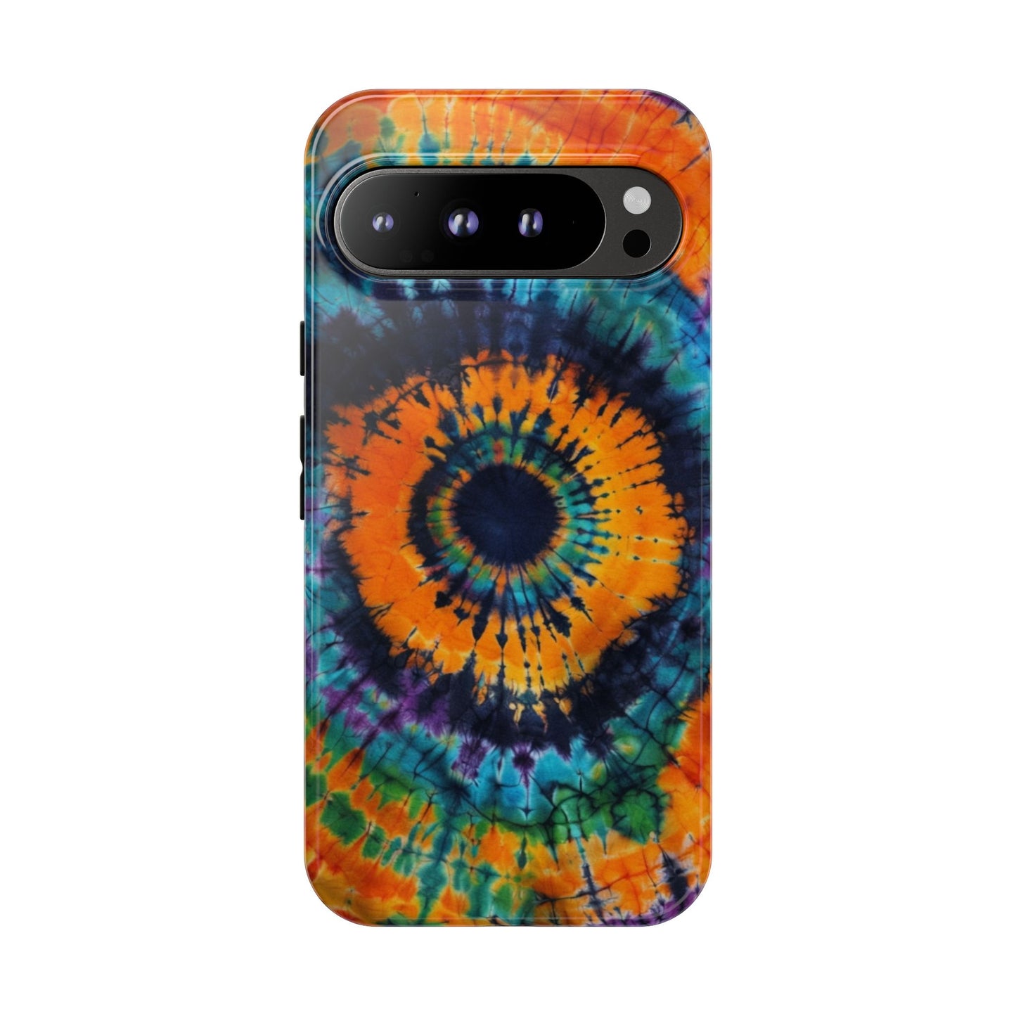 Bursting Orange Tie-Dye Phone Case