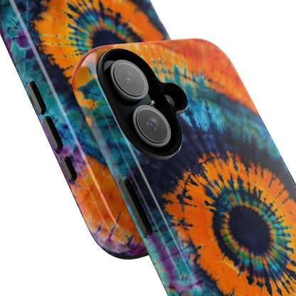 Bursting Orange Tie-Dye Phone Case