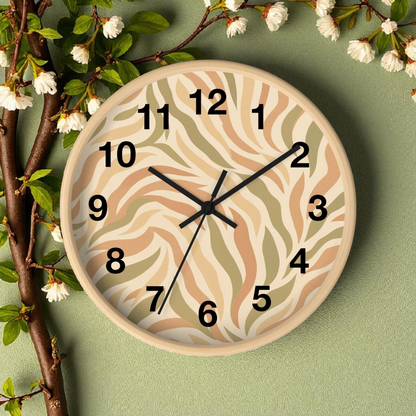 Bohemian Swirl Clock